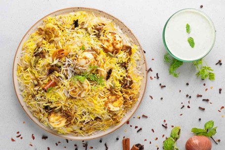 Lucknowi Egg Dum Biryani (Serves 1)