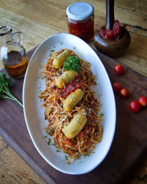 Spaghetti Pomodoro Cheese Balls