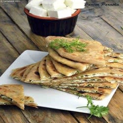 Paneer Cheese Jain Paratha