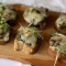 Pesto Mushroom Crostini