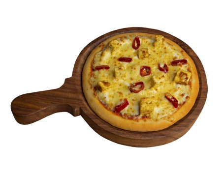 Capsicum Paneer Și Pizza Cu Boia Roșie