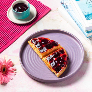 Blueberry Waffle (2 Pcs)