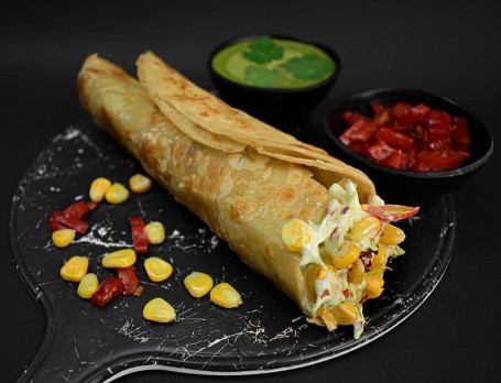 Sweet Corn Masala Wrap