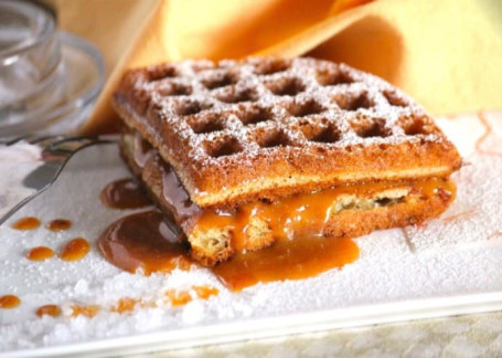 Crunchy Caramel Waffle