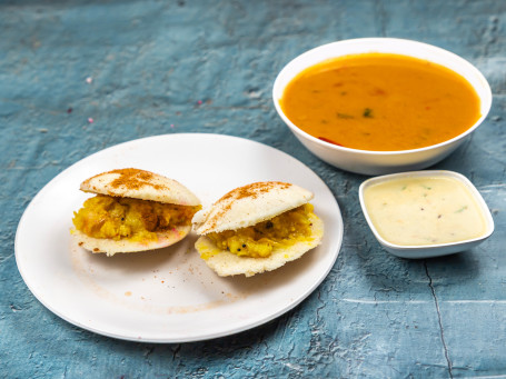 Masala Idli (2 Pcs) (1 Plate)