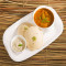 Steam Idli With Sambar Chutney