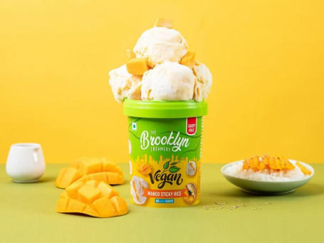 Mango Sticky Rice Vegan Ice Cream [450 Ml]