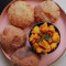 Aloo Sukhi Baji And Rajgira Puri