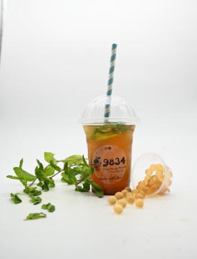 Peach Iced Tea With Boba (500Ml)