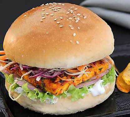 Paneer Tikki Loaded Burger [Medium]