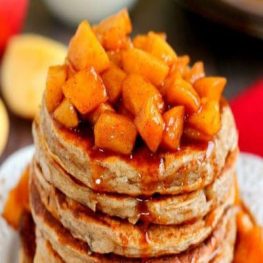 Oats Apple Cinnamon Pancakes