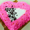 Chcolate Heart Cake [Eggless]