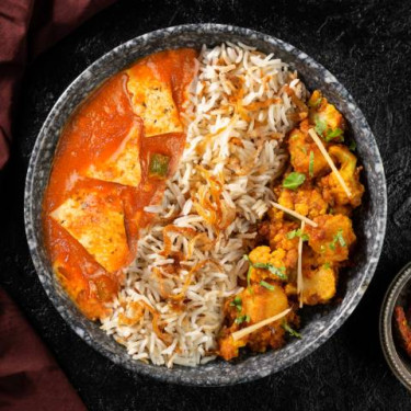 Papad Ki Sabzi, Aloo Gobhi Jeera Pulao