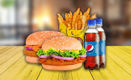 Gustare De Pui Junior Fried Pui Dilli 6 Cartofi Prajiti Mari 2 Pepsi (250 Ml)