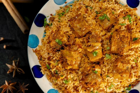 High Fibre Soya Biryani With Brown Rice [Serves 1]