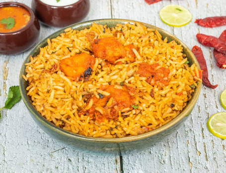 Chicken 65 Brown Rice Biryani