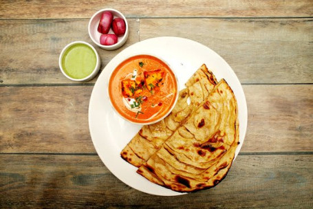 Paneer Gravy With 2 Roti Thali/ Combo