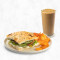 Pesto Veg Sandwich With Classic Cold Coffee