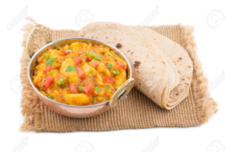 Punjabi Aloo Masala 4 Buc Unt Tawa Roti