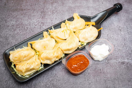 Non Veg Momos Steamed(8 Pieces)