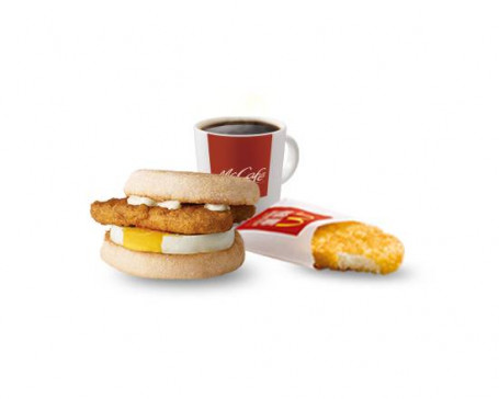 薯餅套餐香鷄滿福堡加蛋 Chicken Mcmuffin With Egg Meal