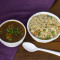 Veg Manchurian Gravy With Veg Fried Rice