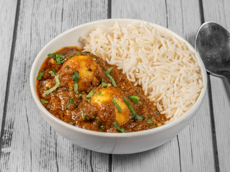 Egg Curry Masala Rice Tub