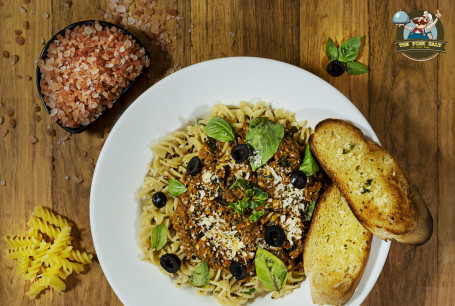 Summer Fusilli Bolognese Pasta