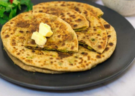 2 Gaajar Mattar Parantha Raita Sweet