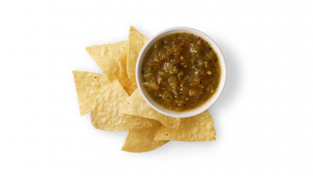 Chips Tomatillo Green Chili Salsa