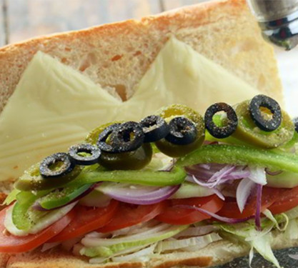 The Fresh Salad Cheese Subway