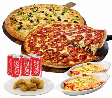 6 Spicy Chicken Pizza (7 Inch) 6 Chicken Parcel Samosa 6 Coke