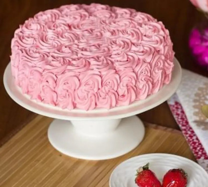 Strawberry Rose Cake