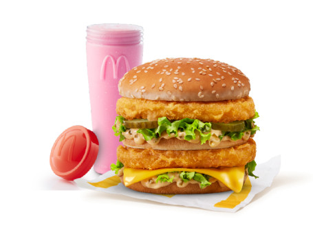 Pui Big Mac Strawberry Shake