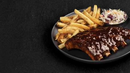 Half Rack Of Fridays Big Ribs Grătar Cu Unt De Mere