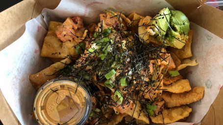 Spicy Ahi Wonton Nachos