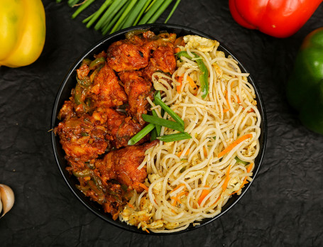 Egg Noodle Fish Manchurian