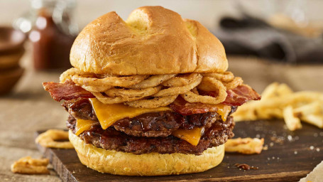 Double Bbq Bacon Cheddar Burger