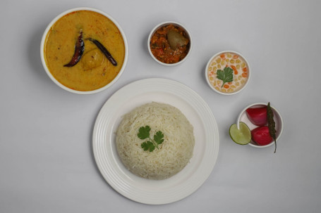 Kadi Pakoda Jeera Rice