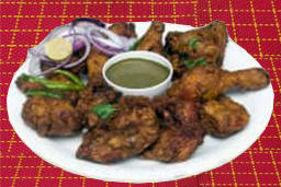 Chicken Leg Fry 6 Pcs , Hari Chutney Masaledar Salar