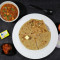 Paneer Pyaaz Paratha Meal[Served With Chole, Raita Pickle.