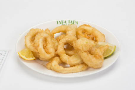 Calamares A La Romana Con Ralladura De Lima