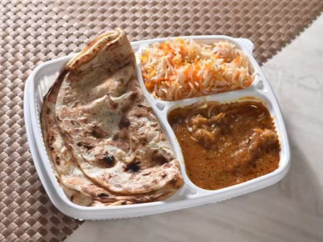 Mutton Gravy. 1 Pc Biryani Rice Roti 2 Pc