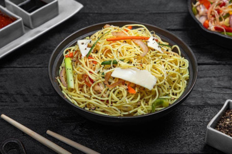 Butter Pepper Garlic Noodles Veg [Serves 1-2] [No Msg]