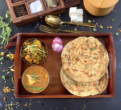 Dal Makhini Mix Veg 2 Paratha