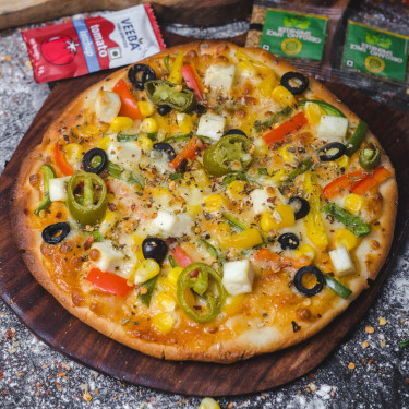 Peppy Veg Pizza [8 Inch]