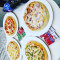 3 Single Mania Pizza Single Topping Garlic Breads Pepsi 250 Ml