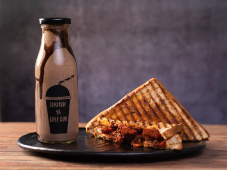 Chicken Tikka Sandwich Choco Walnut Brownie