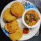 4 Makai Ki Poori With Aloo Ki Sabji