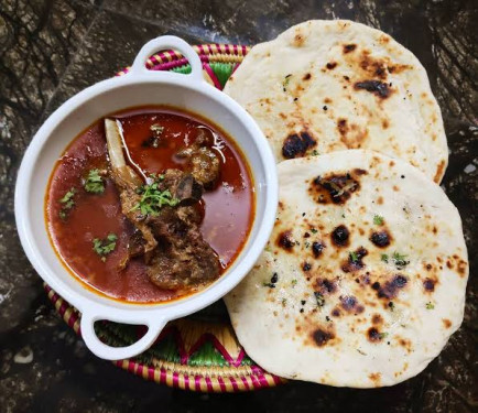 2 Mutton Curry Roti Paratha Salad